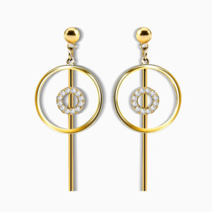 Solstice Axis Drop Earrings