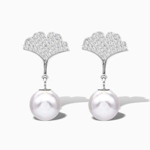 Veil Pearl Drop Earrings