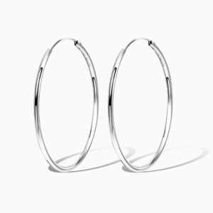 Lunaris Sleek Hoop Earrings