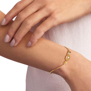 Lustre Heart Charm Bracelet