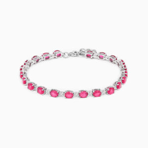Fleur Rose Tennis Bracelet