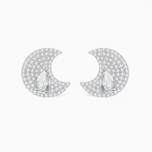 Moonveil Frost Stud Earrings