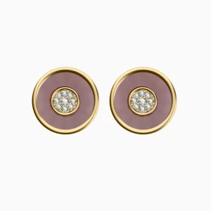 Wildberry Glint Stud Earrings