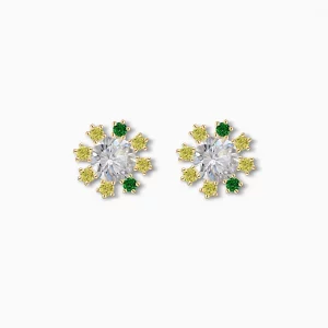 Gleam Flower Stud Earrings