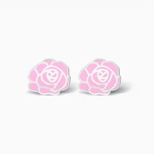 Blush Rose Stud Earrings