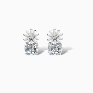 Crystal Drop Stud Earrings