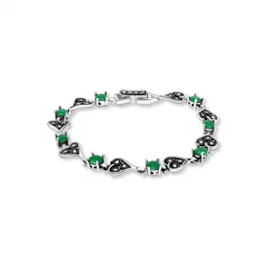 Elarin Verdant Hearts Bracelet
