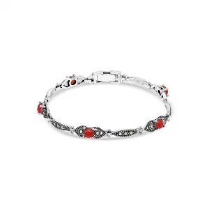 Serpentine Marcasite Bracelet