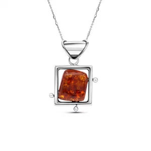 Amber Orbit Pendant