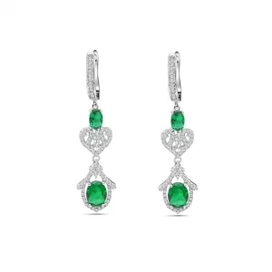 Emerellis Royale Drop Earrings