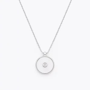 Luna Blanc Orbit Pendant