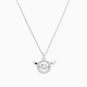 Seraphic Wing Halo Pendant