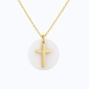 Aurelian Enamel Cross Pendant