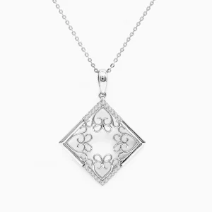 Aria Filigree Rhombus Pendant