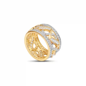 Celestia Leaf Band Ring