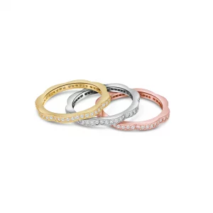 TrioLuxe Bloom Band Rings