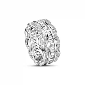Marcelline Wave Band Ring