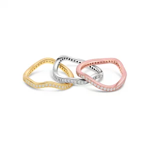 Serenia Curve Band Rings