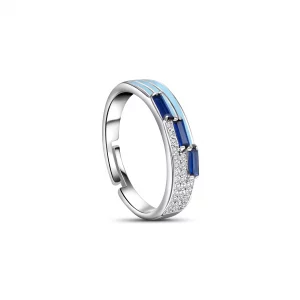 Azureline Enamel Ring