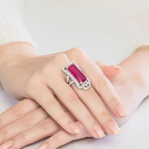 Scarlet Regency Statement Ring