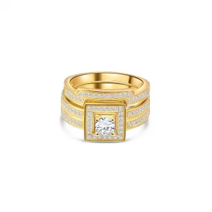 Regal Square Duo Ring