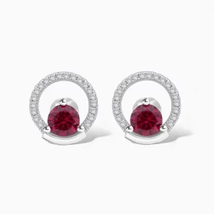 Radiant Halo Stud Earrings