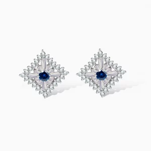 Midnight Crown Stud Earrings